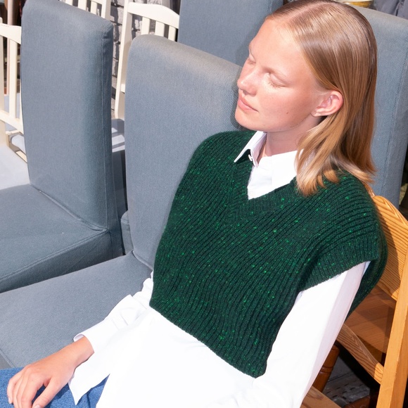 Cristaseya wool/cashmere Vest NEW - Picture 1 of 3